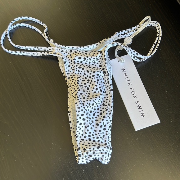 White Fox Black & White Speckle Bottoms - Picture 1 of 1